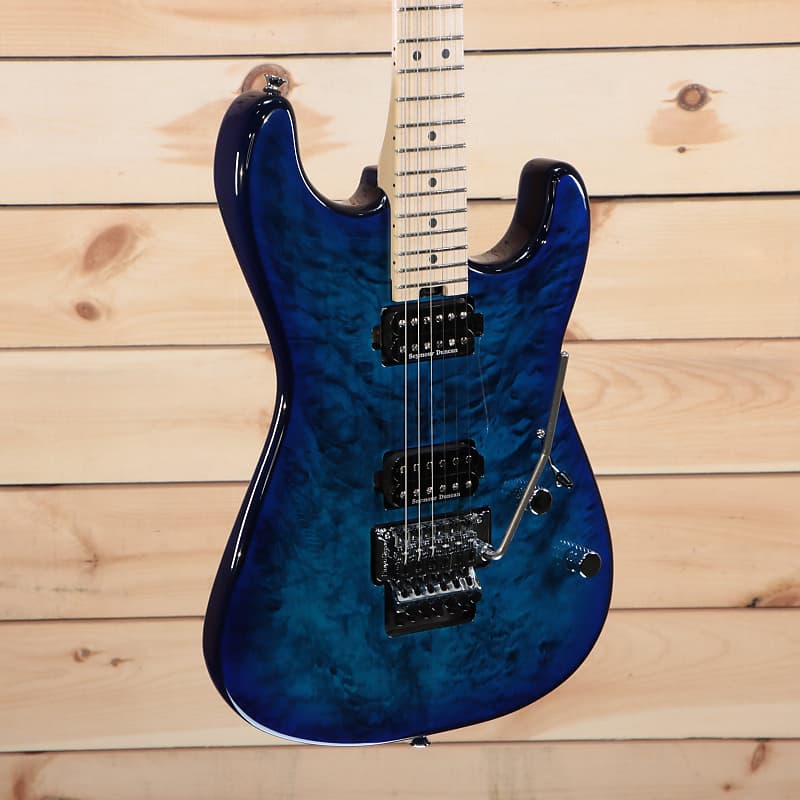 Charvel Pro-Mod San Dimas Style 1 HH FR M QM - Chlorine Burst | Reverb