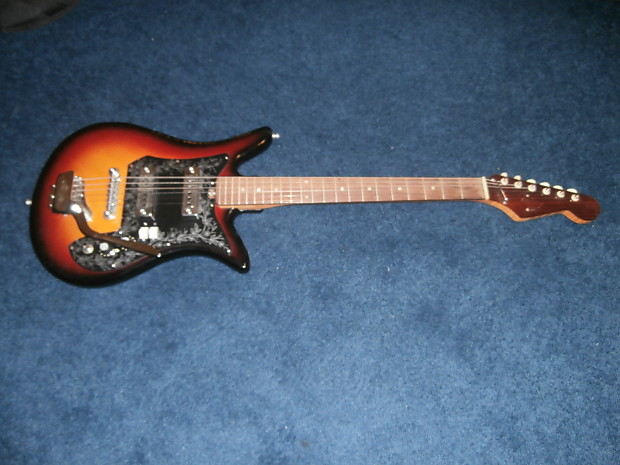 Vintage 1960 s Teisco Del Ray ET 200 Tulip Electric Guitar MIJ Japan