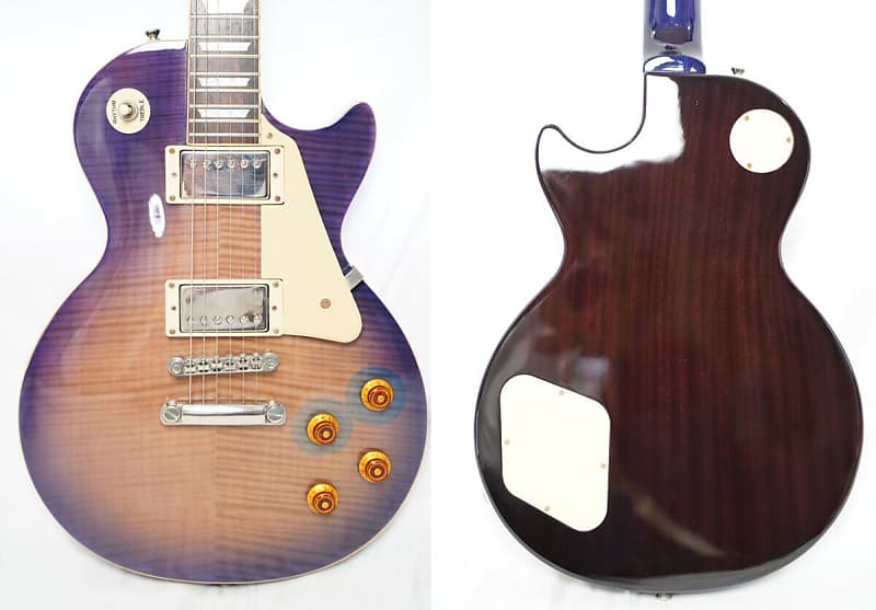 値引きする Paul Les Epiphone 2012 Used Standard Purple Top Plus PRO ギター