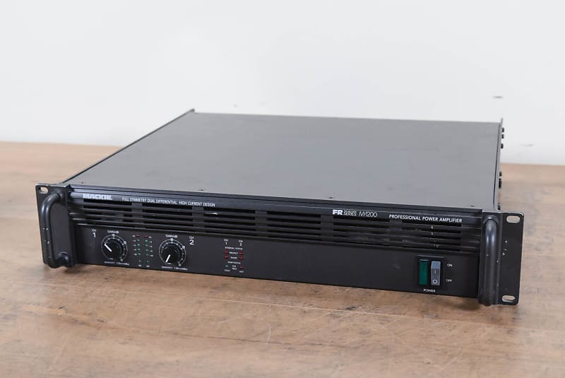 Mackie M1200 Two-Channel Power Amplifier CG00QP8 | Reverb