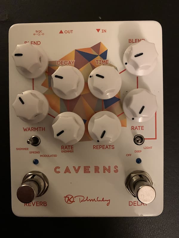 Keeley Caverns Reverb / Delay V2 2017 Present White Reverb