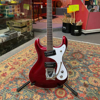 Mosrite Ventures Model 1992 Metallic Red Hand built by Semie Mosley image 1