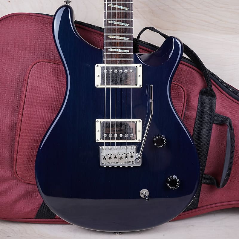 PRS Santana SE 2001 Translucent Royal Blue w/ Bag | Reverb