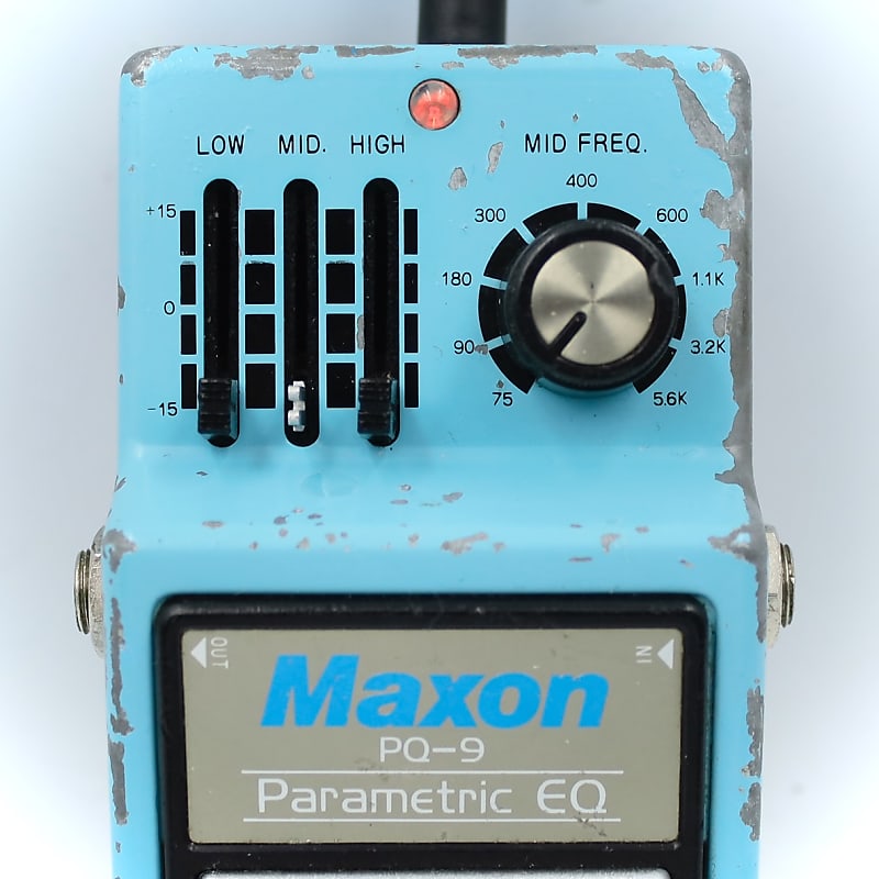 Maxon PQ-9 Parametric EQ Made in Japan Vintage Equalizer Guitar Effect  Pedal 102262