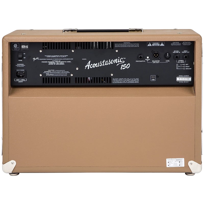 Fender Acoustasonic 150 2-Channel 150-Watt 2x8" Acoustic Guitar Amp image 2