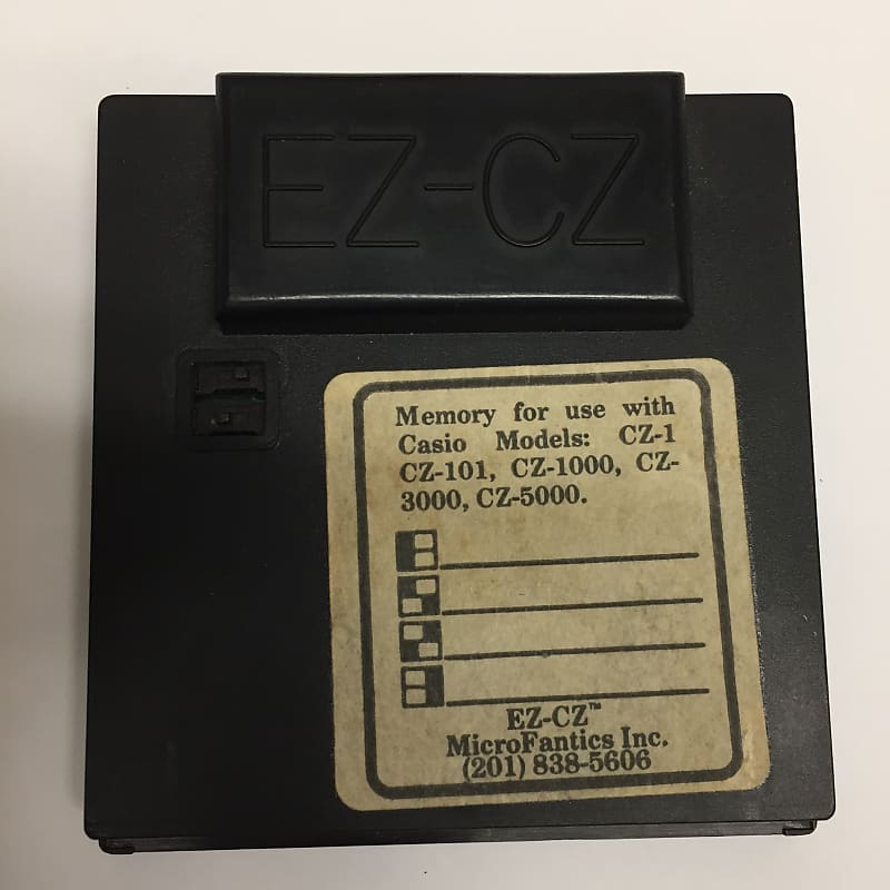 EZCZ Cartridge RAM for CZ1, CZ101, CZ1000, CZ3000, or Reverb