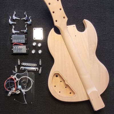 SG Style electric guitar DIY kit by Budreau Guitars image 2