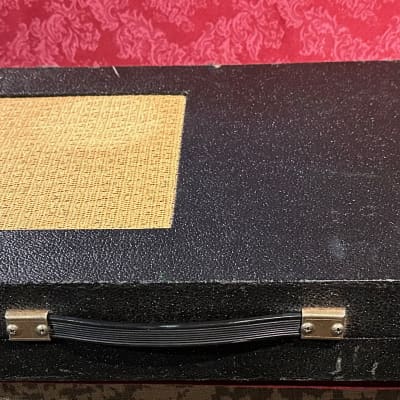1960's Silvertone 1448 Guitar and Case with built in tube amp image 1