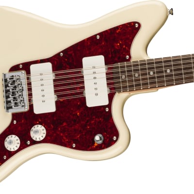 Squier Paranormal Series Jazzmaster XII Electric Guitar Olympic White image 2