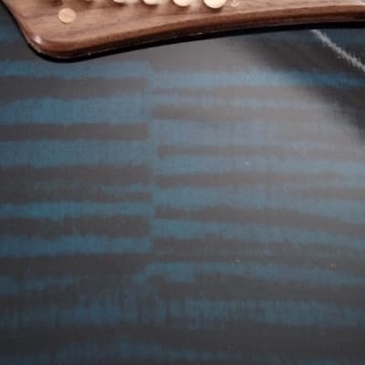 Lindo Lindo ORG-SL Slim Blue Electro Acoustic Guitar and Padded Gigbag 2023 - Blue image 4