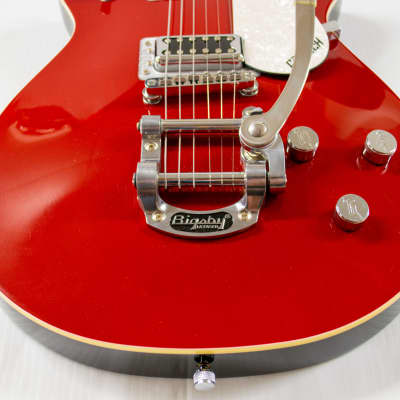 Gretsch G5232T Electromatic Double Jet FT Electric Guitar with Bigsby (w/ Hard Shell case)- Firestick Red image 2