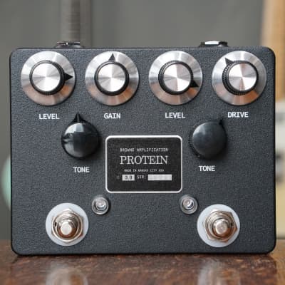 Reverb.com listing, price, conditions, and images for browne-amplification-protein-dual-overdrive-black