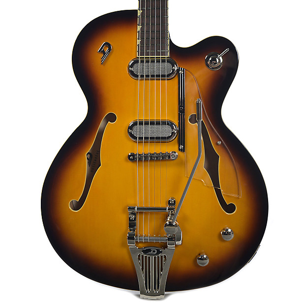 Duesenberg Gran Majesto Single Cut Semi-Hollow Electric Guitar Vintage Orange image 1
