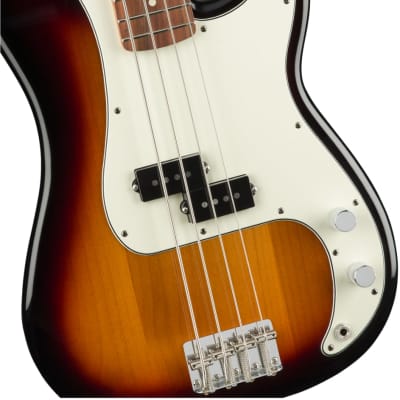 Fender Player Series Precision P Bass Guitar 3 color Sunburst - Pau Ferro Board image 6