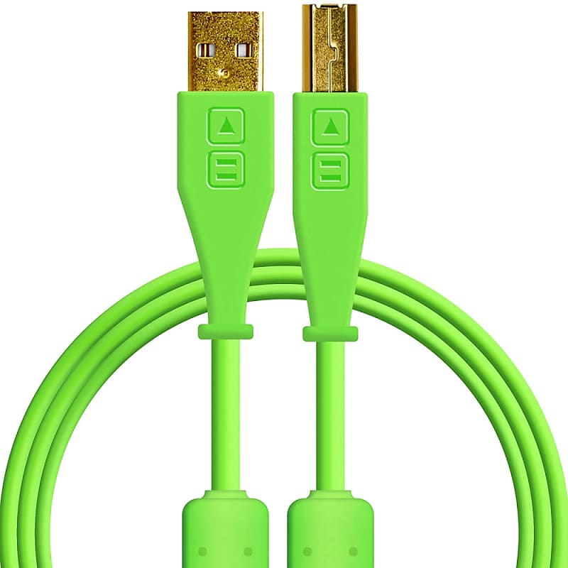 Chroma Cables: Audio Optimized USB Cables - Green USB-A to | Reverb