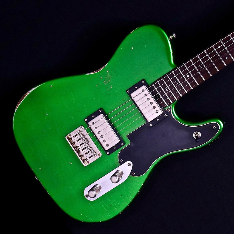 Shabat Guitars - Lion HB -  Candy Apple Green image 1