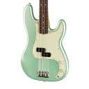 American Professional II Precision Bass - Mystic Surf Green (Case Included)
