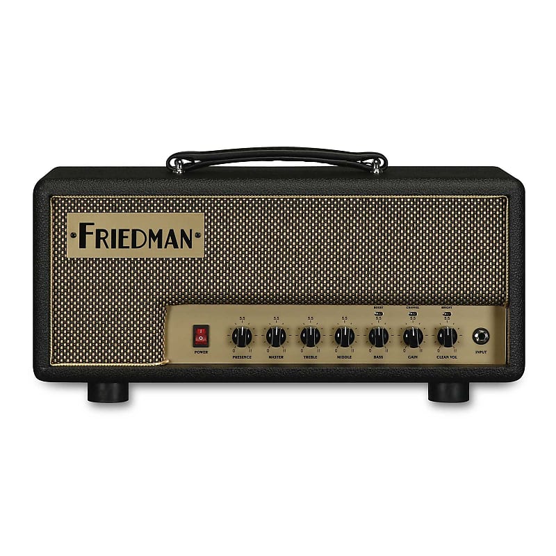 Friedman RUNT-20 Guitar Amplifier Head - 2-Channel 20watt Head With EL84 Tubes, Series FX Loop, And Cab Sim Record Out image 1