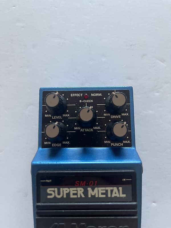 Maxon SM-01 Super Metal Distortion Rare Vintage Guitar