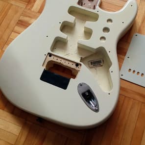 Fender Stratocaster MIM  Floyd Rose Body Antique White image 1