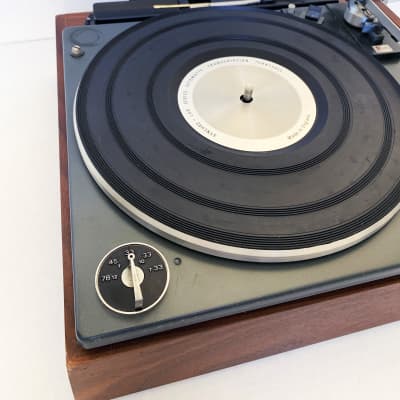 Vintage Garrard SL 95 3 Speed Idler-Drive Turntable  Record Player with Shure M75E Cartridge Wood image 2