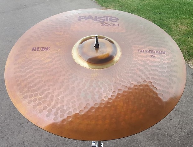 Paiste 19" 3000 RUDE Crash/Ride Cymbal image 1