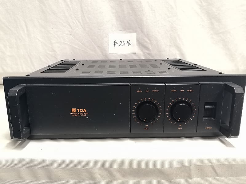 TOA P150D Professional Power Amplifier #2676 Good Used Working Condition  Amplifier