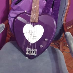 Rare purple Daisy Rock Heartbreaker bass free shipping | Reverb