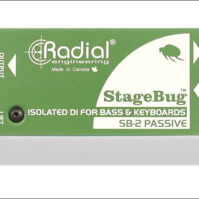 配信機器・PA機器・レコーディング機器 Radial StageBug SB-2 Passive DI BOX Radial StageBug SB-2 1-channel Passive Instrument Direct Box