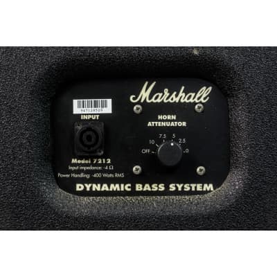 Marshall  DBS 7212 Dynamic Bass System 1994 UK image 4