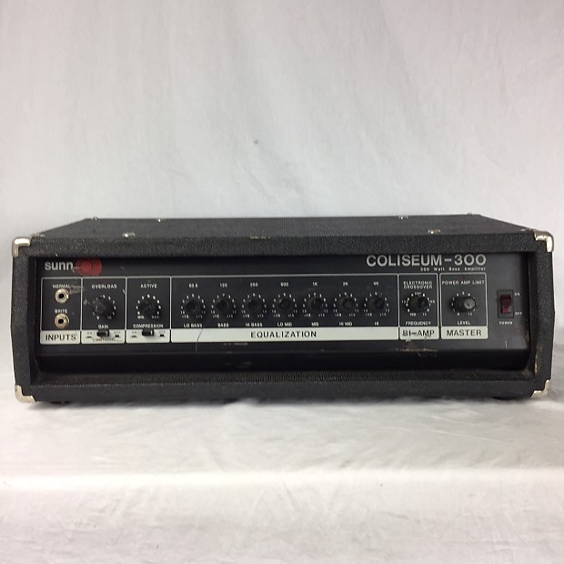 Sunn Coliseum-300 300-Watt Bass Amplifier Head image 1