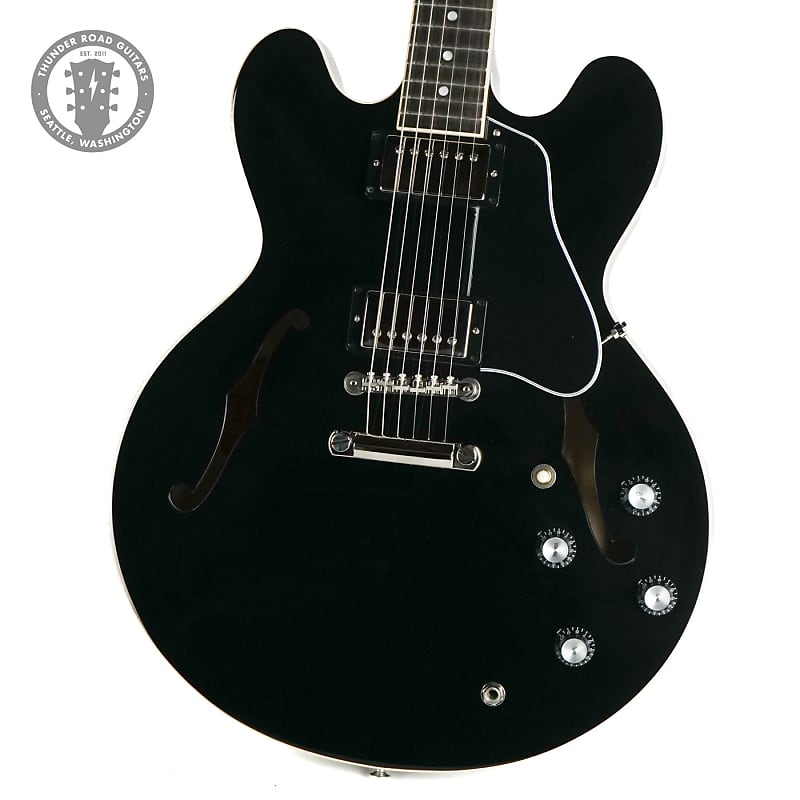 New Gibson ES-335 Vintage Ebony image 1