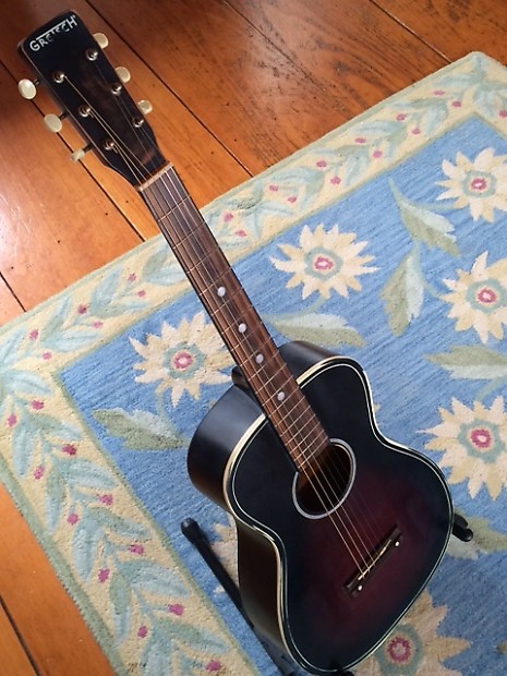 Aged Gretch G9500 Jim Dandy Parlor Guitar | Reverb