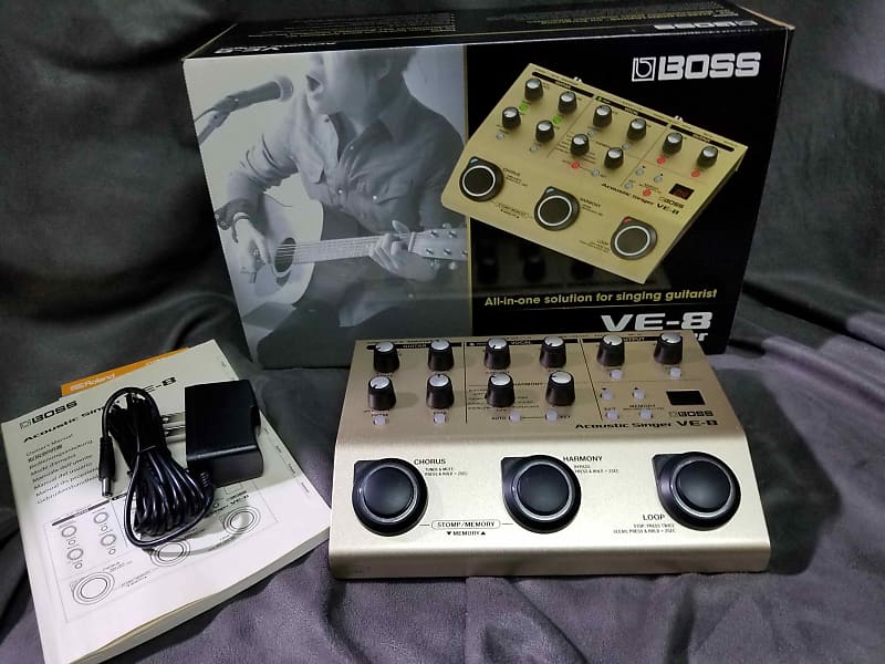 Boss VE-8 Acoustic Singer Pre-Amp | Reverb