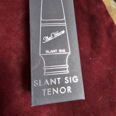 Theo Wanne SLA-TR6S Slant SIG Tenor Sax Saxophone mouthpiece Hard Rubber image 1