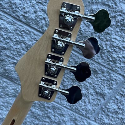 GAMMA Custom Bass Guitar J23-04, 4-String Beta Model, QuickSilver Metallic image 10