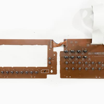 KORG T1 Original Panel Switch Boards KLM-1377 and KLM-1378 Assembly. SERVICED ! Works Great !
