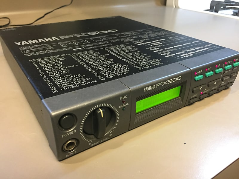 Yamaha FX500 Guitar Digital Multi Effects Processor Multi