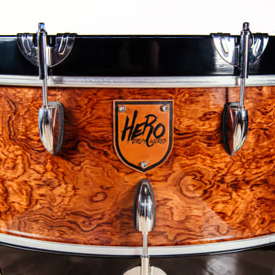 Hero Drumworks 24"x9" Custom Oak Kick Drum 2022 image 3