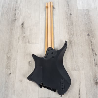Strandberg Boden Metal NX 8 Multi-Scale Headless 8-String Guitar, Black Granite image 5