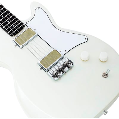 Harmony Jupiter Electric Guitar Pearl White image 6