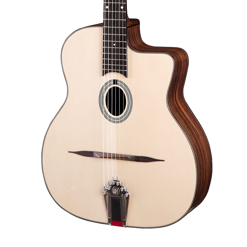 Eastman DM1 Gypsy Jazz Acoustic Guitar Natural w/ Gig Bag