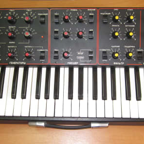 Estradin Altair - 231 soviet analog synthesizer 1986 black image 20