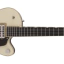 Gretsch G6659T Players Edition Broadkaster® Jr. Center Block Single-Cut with String-Thru Bigsby®, USA Full'Tron™ Pickups, Ebony Fingerboard, Two-Tone Lotus Ivory/Walnut Stain Electric Guitar 2401801872