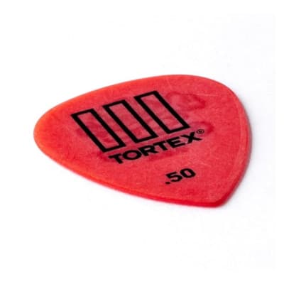 Dunlop Tortex TIII Picks, 0.50mm Gauge, Red, 12-pack image 4
