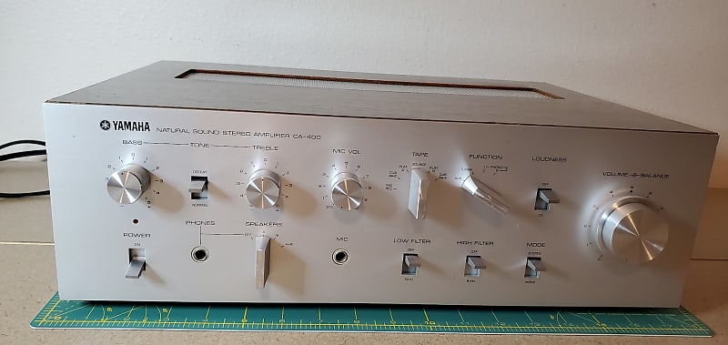 Vintage Stereo Integrated Amplifier Yamaha CA-400 | Reverb