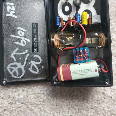 RARE OxFuzz Germanium #124. Original, authentic NKT274 transistors. Made 10/09 Black image 2