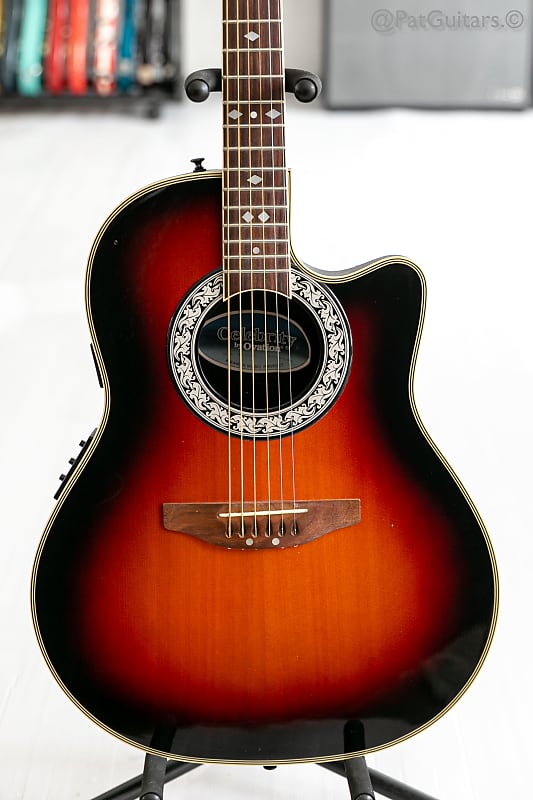 1989 Ovation Celebrity CC 157 in Sunburst electro-acoustic