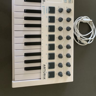 Arturia MiniLab MkII 25-Key MIDI Controller 2017 - Present White image 1