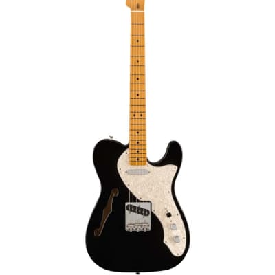 Fender Vintera II '60s Telecaster Thinline, Maple Fingerboard - Black image 2